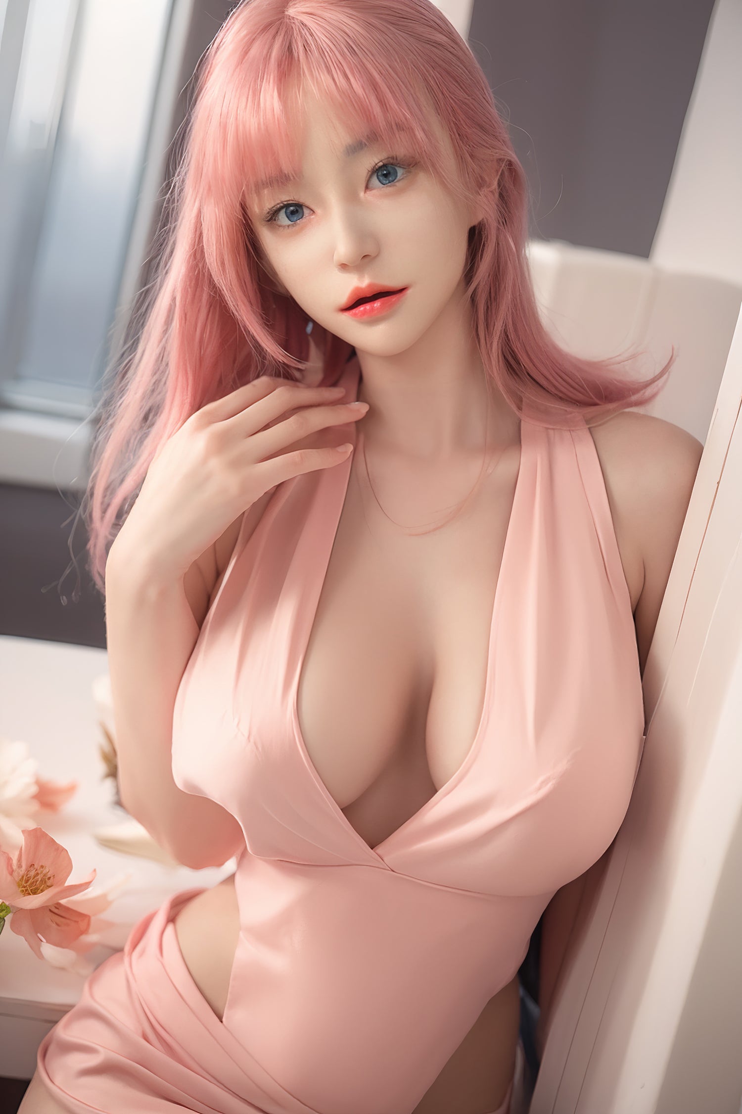 US Stock - Loly 164cm Realisitc Full Silicone Sex Doll Adult Blowjob Oral Sex Love Doll