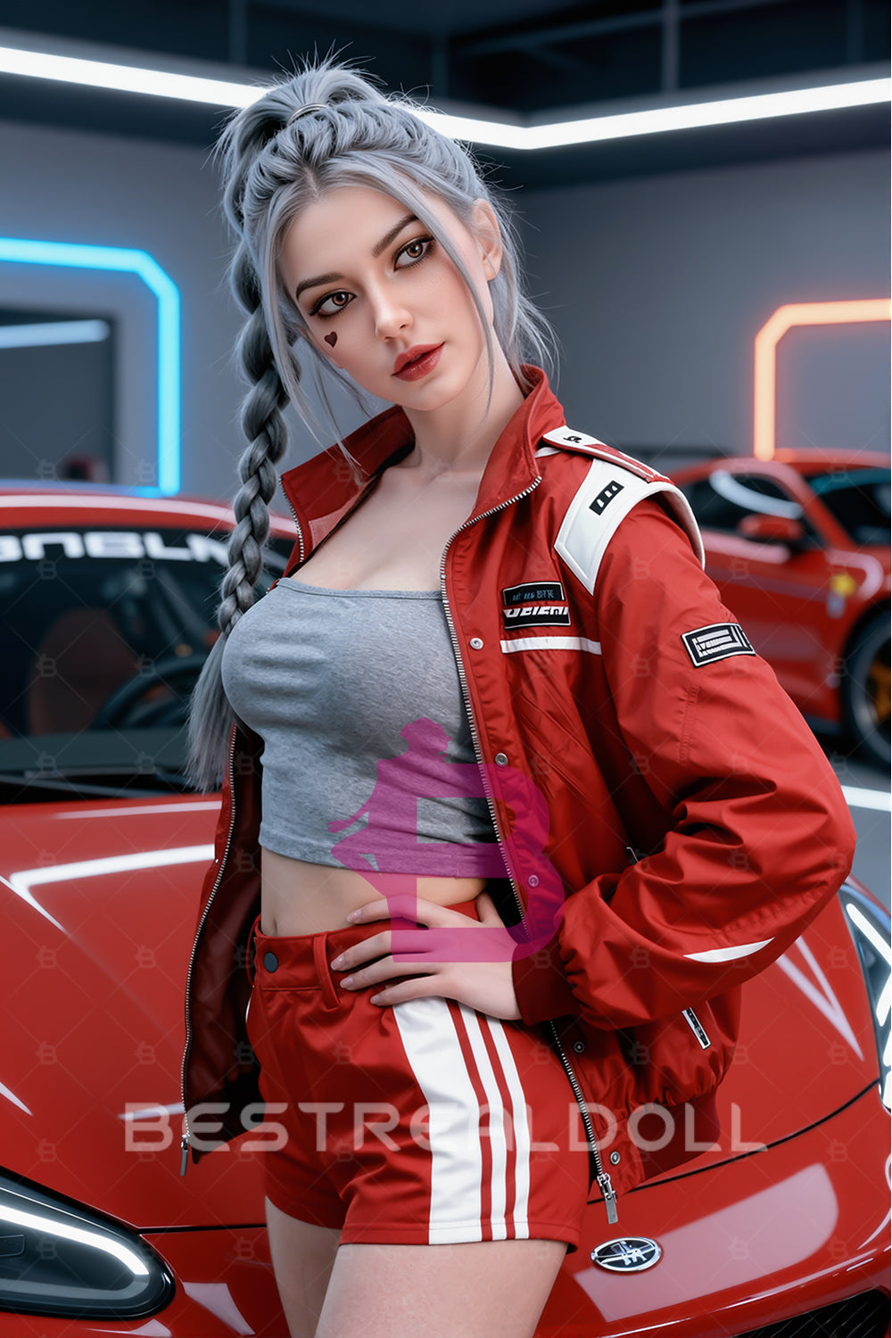 US Stock - Makayla Plus 173cm M7 Oral Sex Love Doll Silicone Head TPE Body ROS Head Movable Jaw Adult Sex Doll