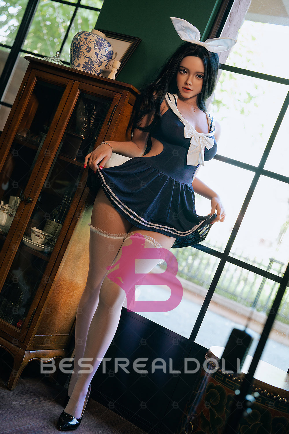 Ava Plus 160cm M35 Full Silicone ROS Sex Doll Tanned Skin Silicone Oral Sex Love Doll