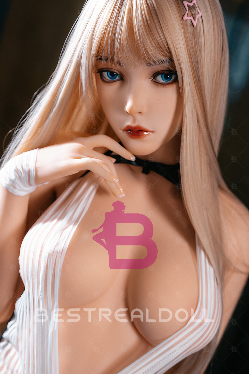 YAMIEE Carlee 160cm K29 Silicone Head Jelly Breasts Sex Doll Natural Skin TPE Body Adult Love Doll