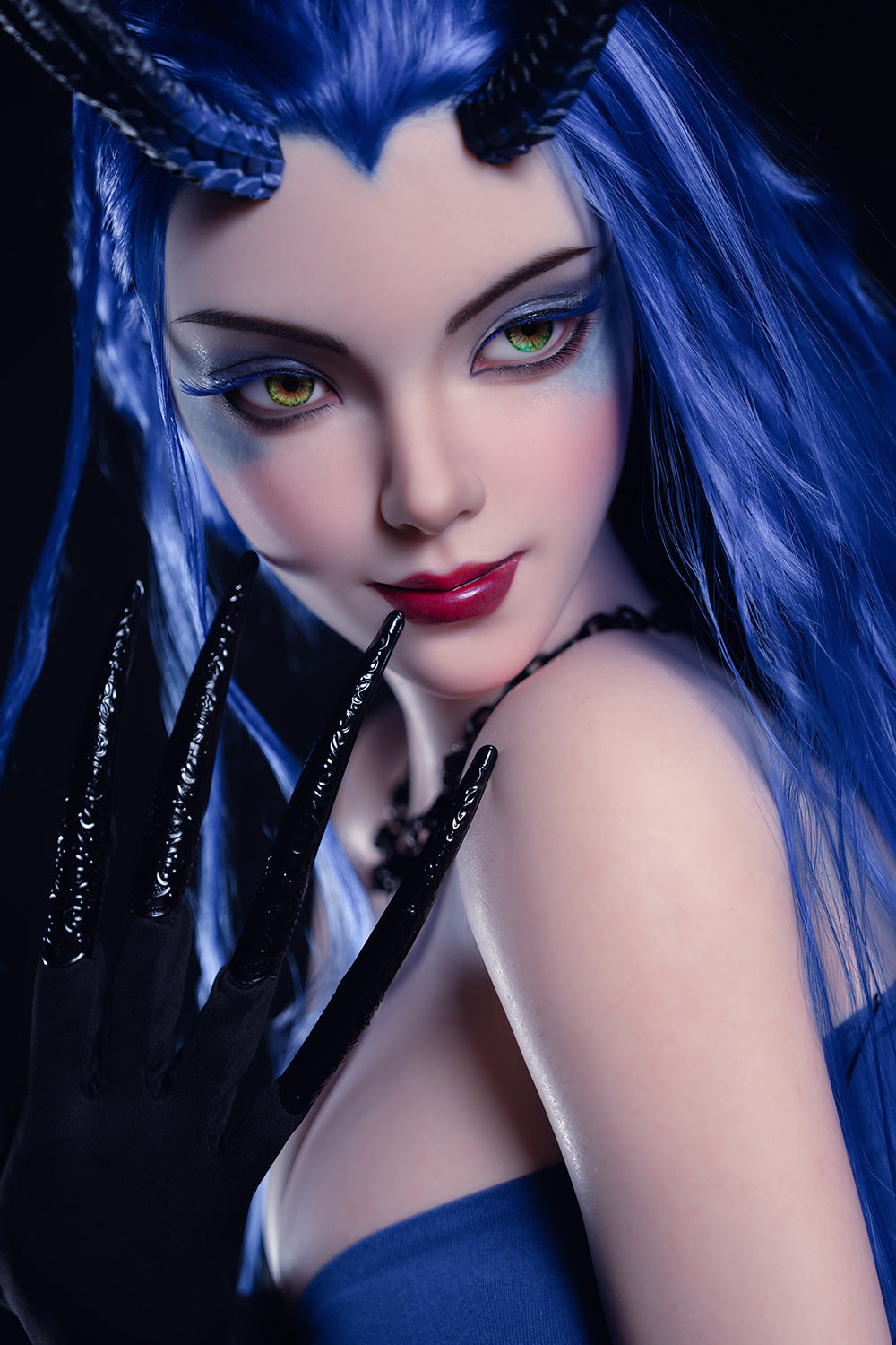 US Stock - Maelis 164cm S36 Full Silicone Sex Doll Dragon Girl Big Breasts Silicone Adult Love Doll