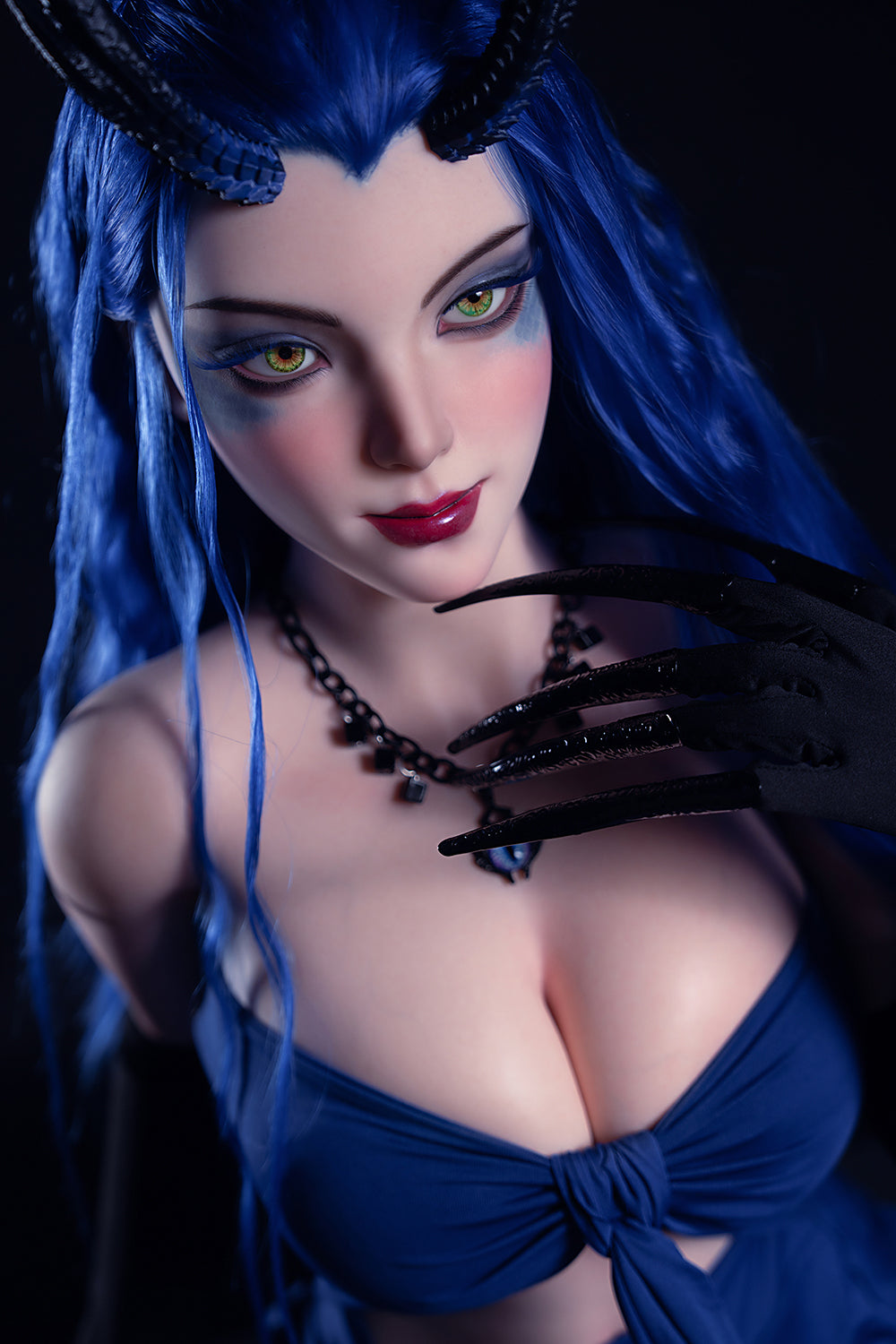 US Stock - Maelis 164cm S36 Full Silicone Sex Doll Dragon Girl Big Breasts Silicone Adult Love Doll
