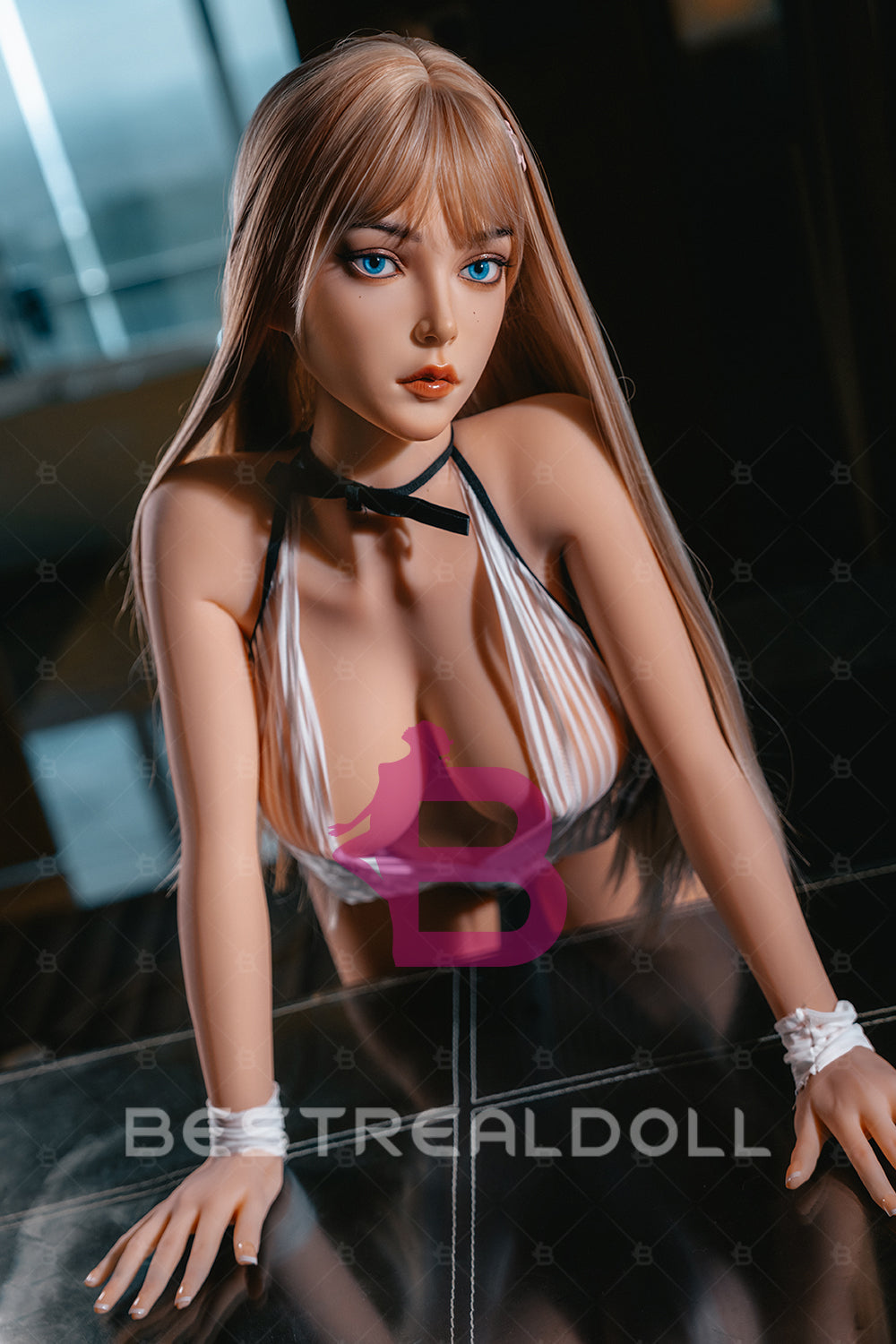 YAMIEE Carlee 160cm K29 Silicone Head Jelly Breasts Sex Doll Natural Skin TPE Body Adult Love Doll