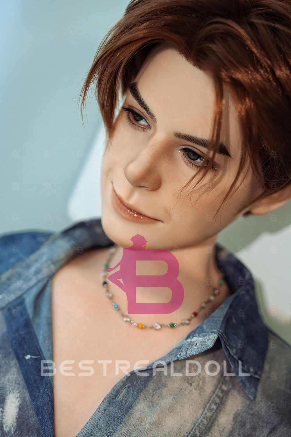 Caius 160cm L-1 Full Silicone Full Silicone Male Sex Doll 18cm Dildo  Silicone Adult Male Love Doll