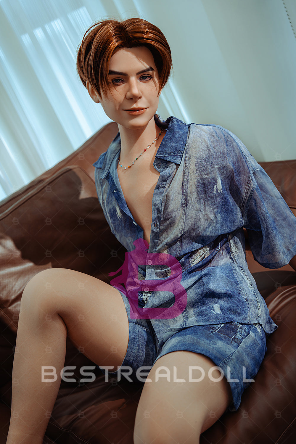 Caius 160cm L-1 Full Silicone Full Silicone Male Sex Doll 18cm Dildo  Silicone Adult Male Love Doll