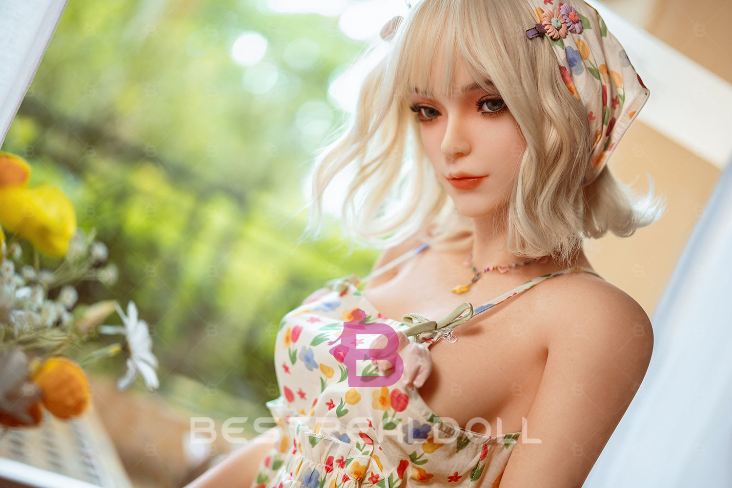 US Stock - YAMIEE Ottilie 150cm K49 Unique Design TPE Sex Doll Small Boobs Adult TPE Love Doll (Free 2ND Head)
