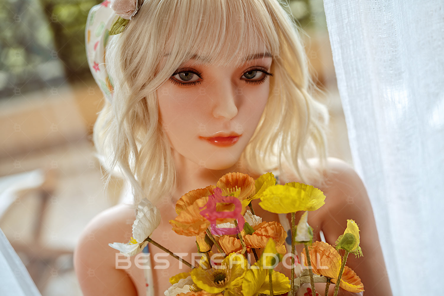 US Stock - YAMIEE Ottilie 150cm K49 Unique Design TPE Sex Doll Small Boobs Adult TPE Love Doll (Free 2ND Head)