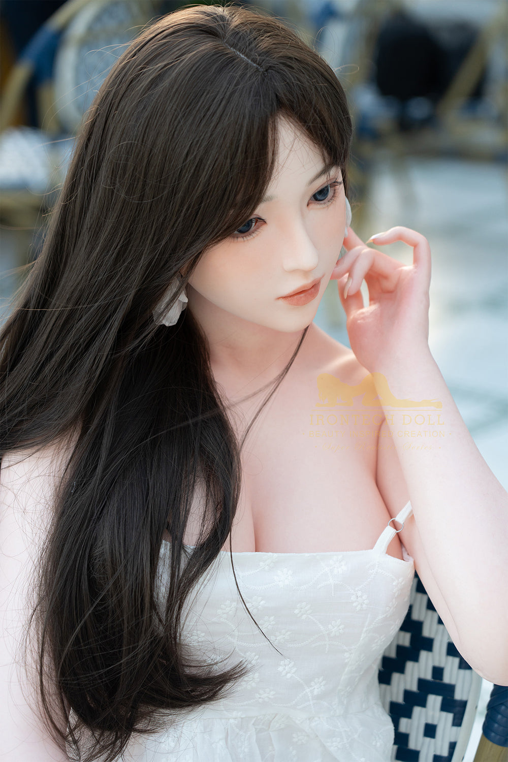 Irontechdoll Ainsley 166cm G2 Head Natural Color Silicone Adult Love Doll Full Silicone Sex Doll