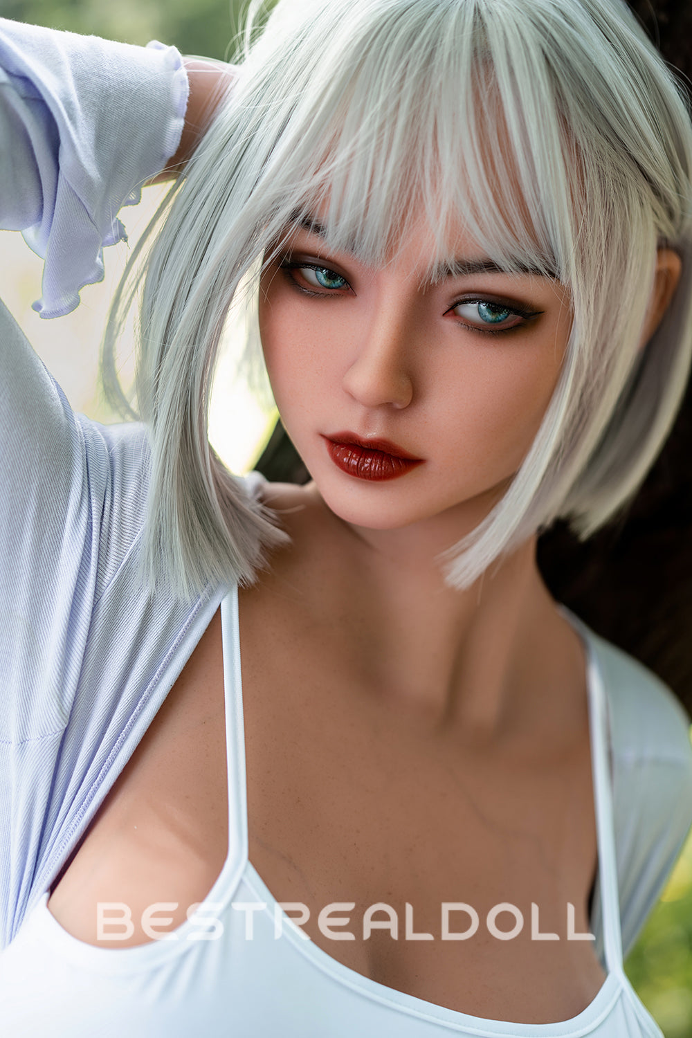 RIDMII Danica Unique Design 161cm #468 Realistic BBW Sex Doll Silicone ROS Head Movable Jaw Adult Love Doll TPE Body