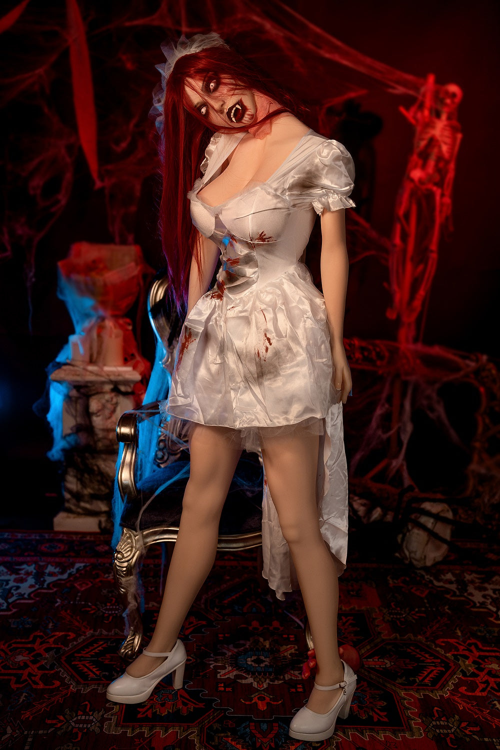 Makayla 169cm M7 Halloween Sex Doll Silicone Head TPE Body Blowjob Adult Love Doll