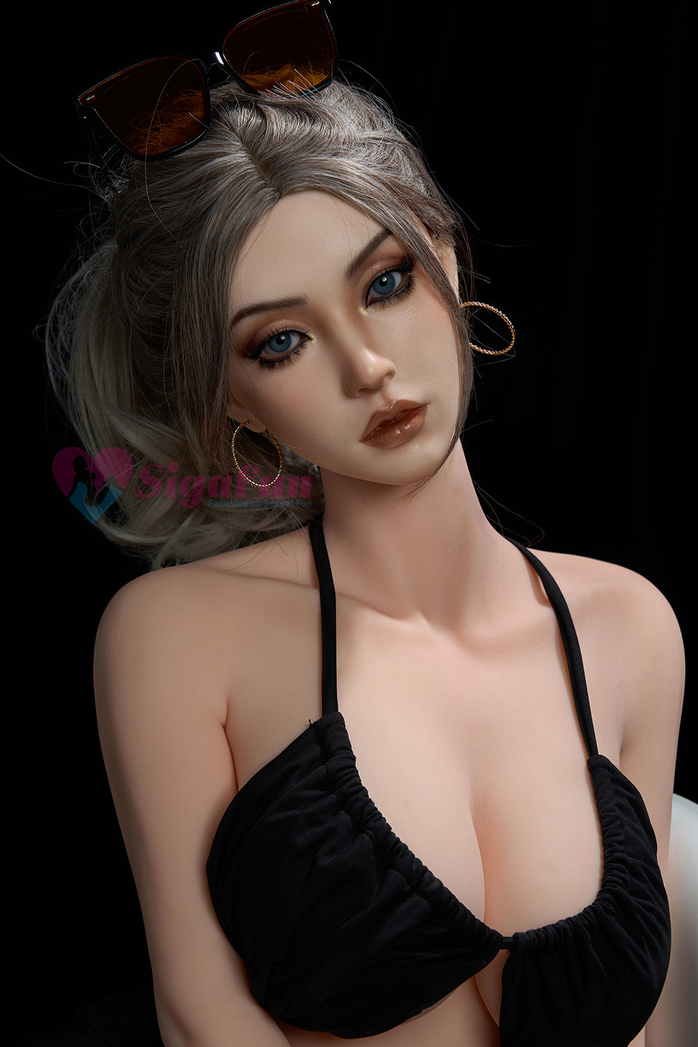 EU Stock - Sigafundoll SG1/SG2/SG6 164cm Natural Skin S-TPE Body Big Breasts Sex Doll Silicone Head TPE Adult Love Doll