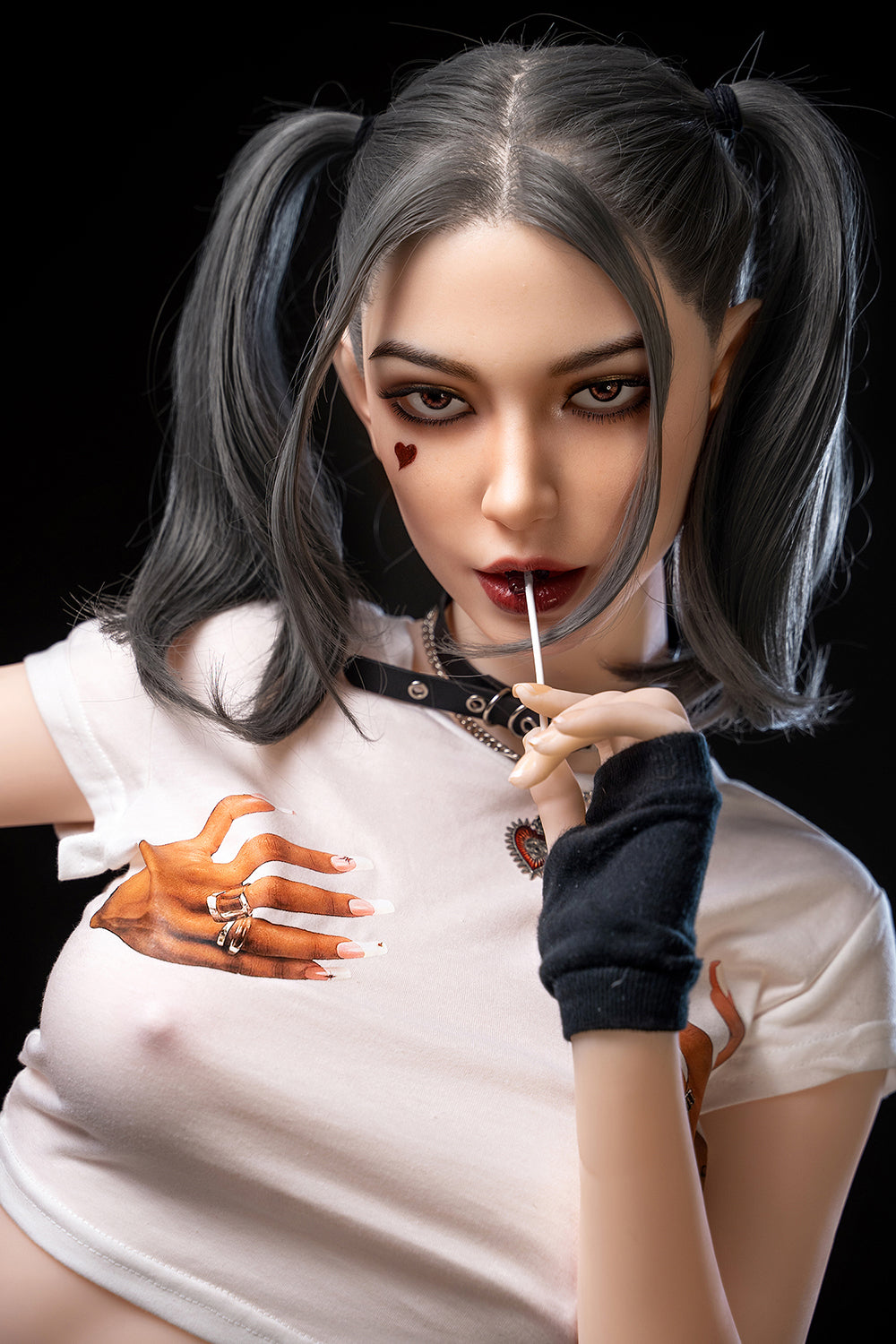 Makayla 173cm M7 Oral Sex Realistic Sex Doll Silicone Head TPE Body Movable Jaw Adult ROS Head Doll