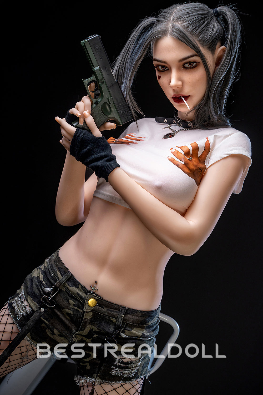 EU Stock - Makayla 173cm M7 Realistic Oral Sex Love Doll Silicone Head TPE Body Movable Jaw Adult ROS Head Sex Doll