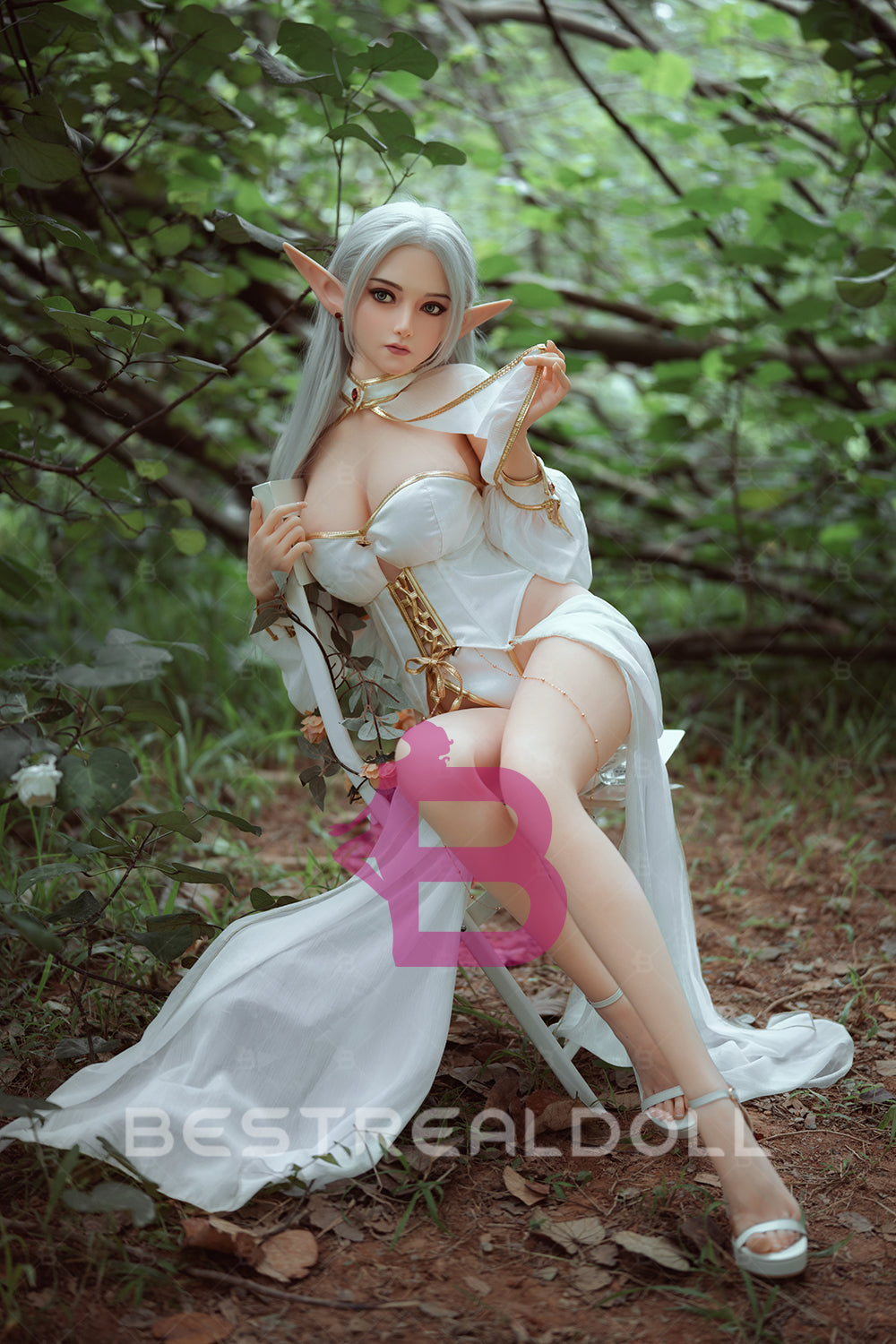 US Stock - YAMIEE Nolia Unique Design 160cm K66 Hard Silicone Head Sex Doll Big Breasts TPE Body Adult Love Doll (Free 2ND Head)