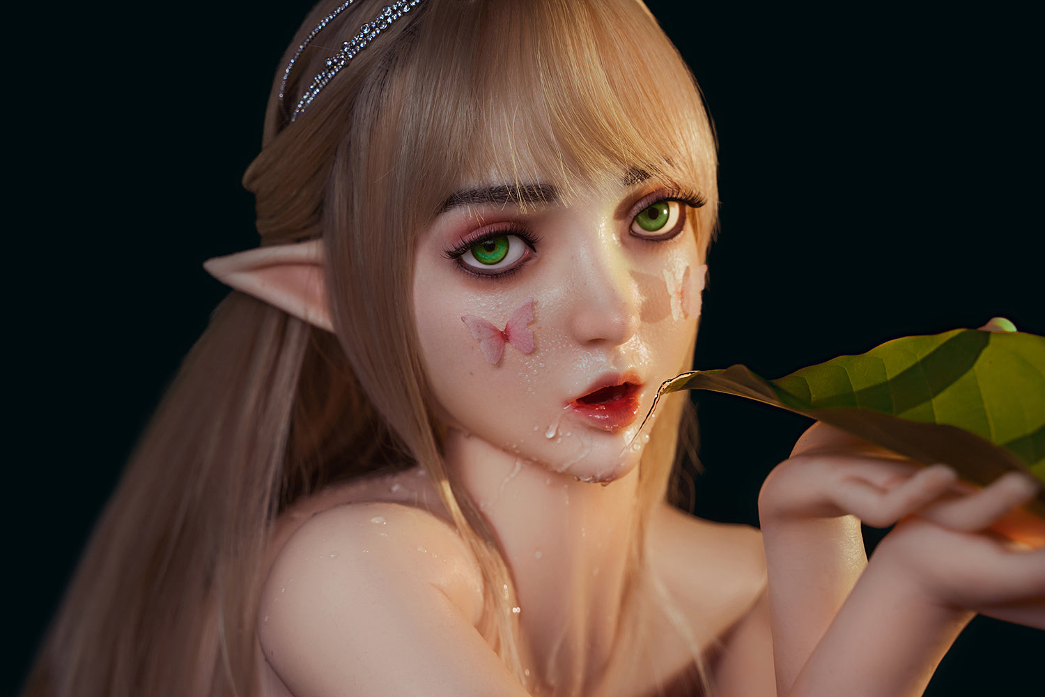 Keely M8 Silicone Sex Doll ROS Head Love Doll Movable Jaw Head Only