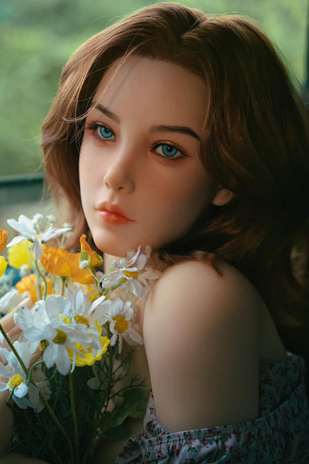 US Stock - YAMIEE Aeris 152cm K62 Hard Silicone Head TPE Body Sex Doll Natural Skin Adult Love Doll (Free 2ND Head)