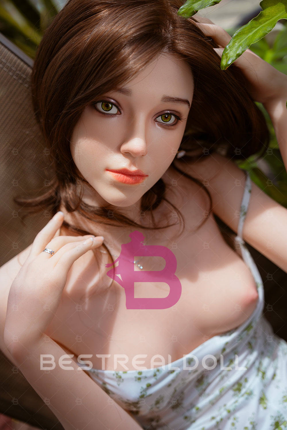 US Stock - YAMIEE Mira 160cm K19 Silicone Head Small Breasts Sex Doll TPE Body Adult Love Doll