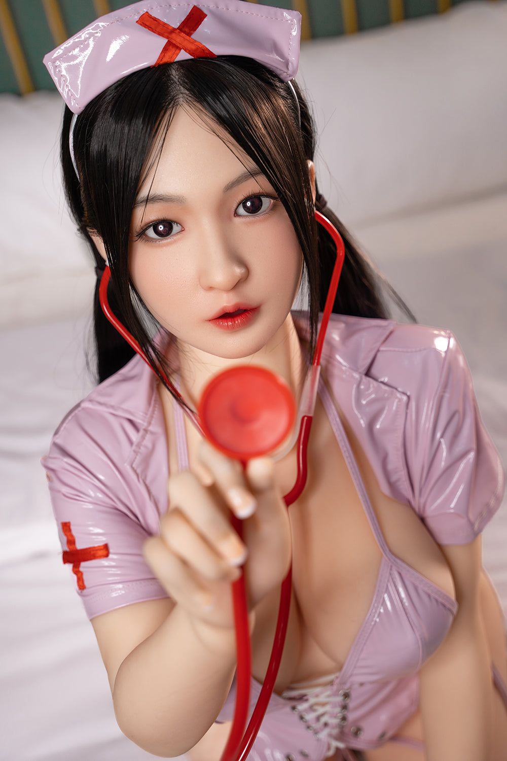 Theodora 160cm #539 Big Boobs Silicone ROS Head Sex Doll TPE Body Movable Jaw Adult Oral Sex Doll