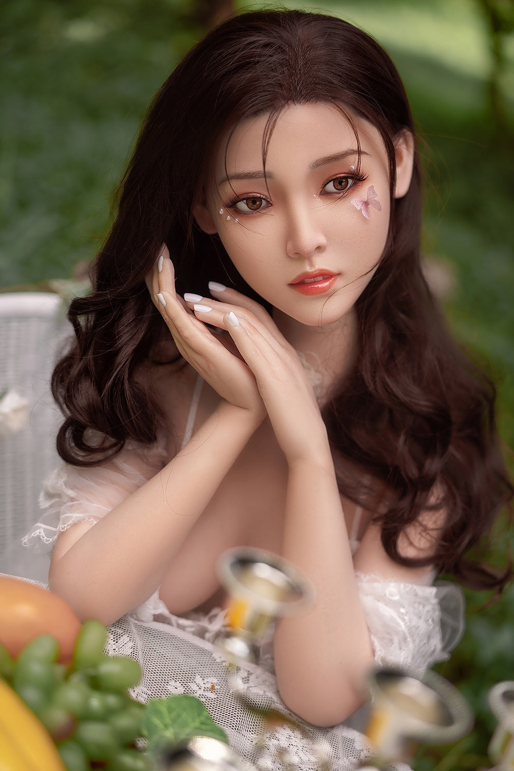 164cm Neriah #225 Full Silicone Sex Doll Realistic Medium Boobs Asian Adult Love Doll Fair Skin