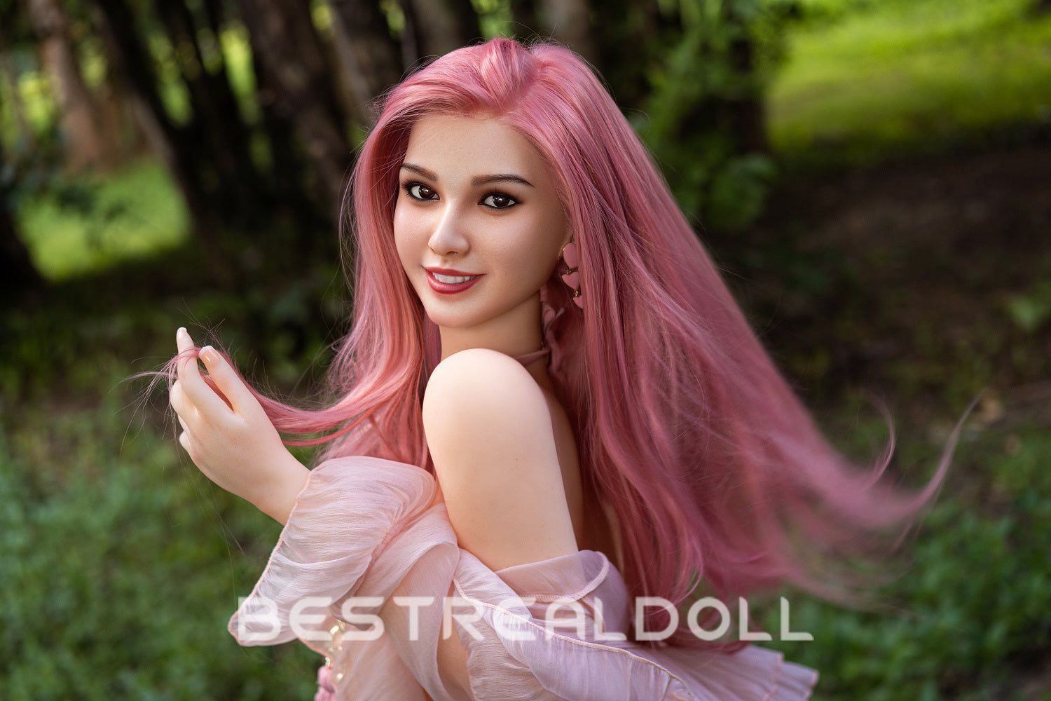 US Stock - RIDMII Cara Unique Design 161cm Silicone Head BBW Sex Doll TPE Body Adult Love Doll