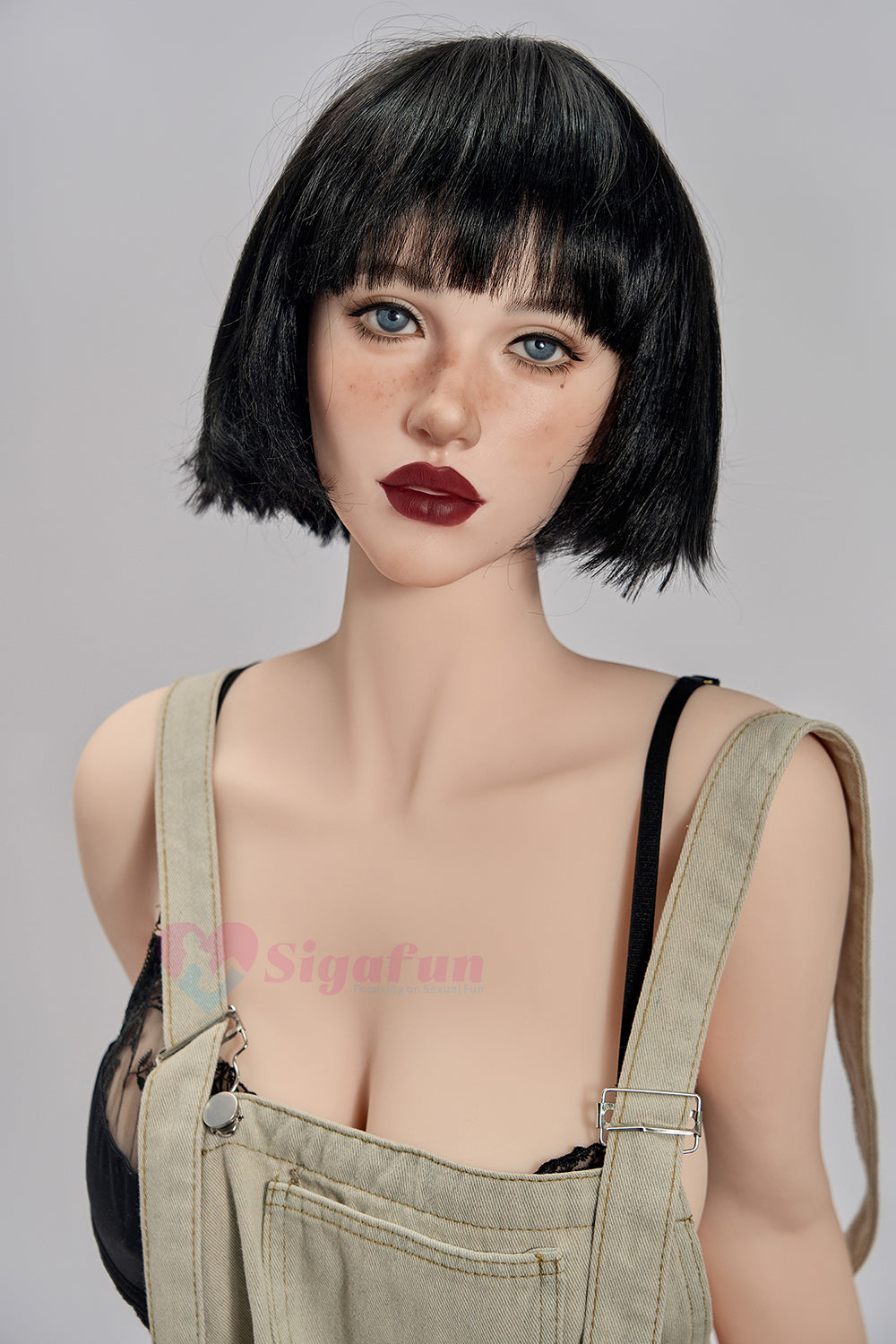 EU Stock - Sigafundoll SG1/SG2/SG6 164cm Natural Skin S-TPE Body Big Breasts Sex Doll Silicone Head TPE Adult Love Doll