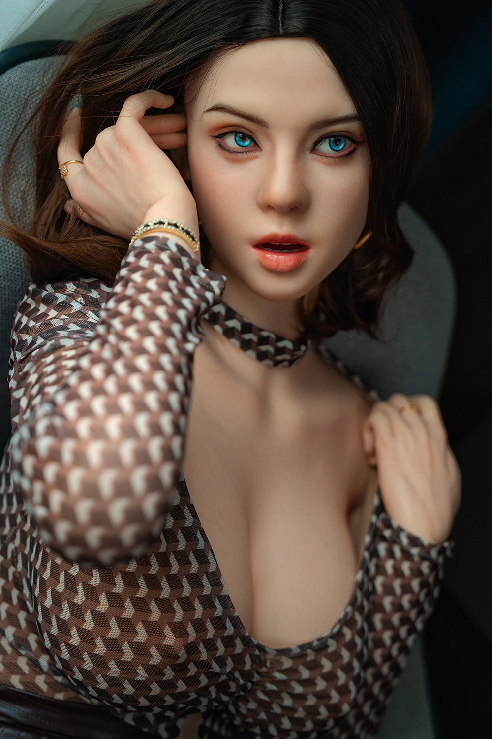 Avonlea 168cm M20 Full Silicone ROS Head Sex Doll Movable Jaw Oral Sex Adult Love Doll