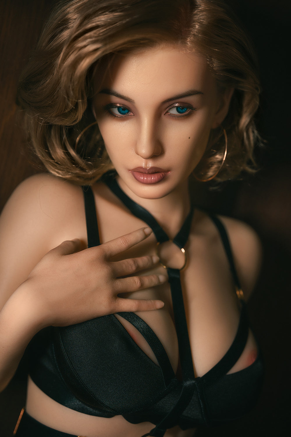 Cecilia 160cm #679-E Full Silicone Oral Sex Love Doll Realistic Hot Lady Silicone Head Movable Jaw ROS Head Sex Doll