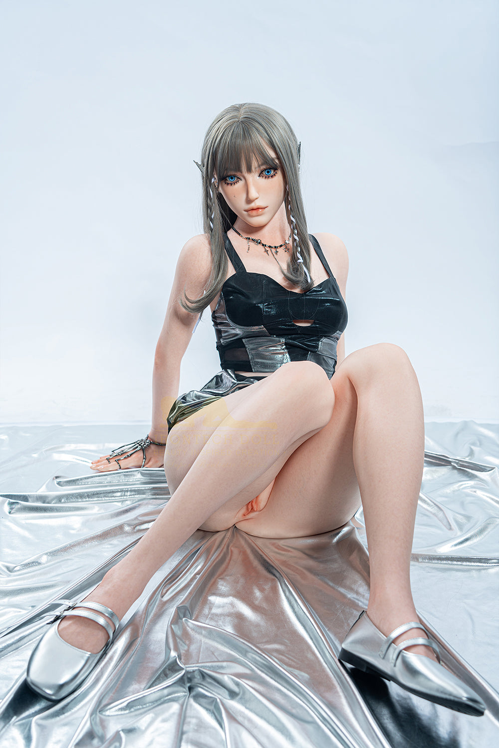 Irontechdoll Alexis 163cm S41 Full Silicone Sex Doll Small Boobs Natural Skin Adult Love Doll