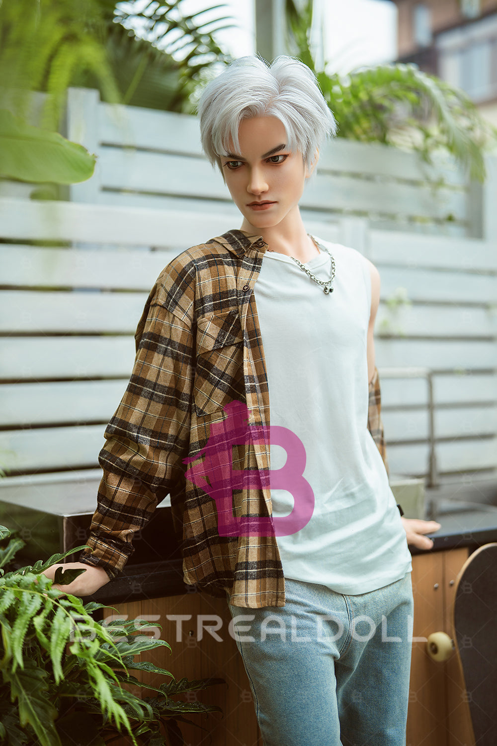 Ryan 162cm L2 Full Silicone Male Sex Doll 18cm Automatic Dildo Function Silicone Male Love Doll