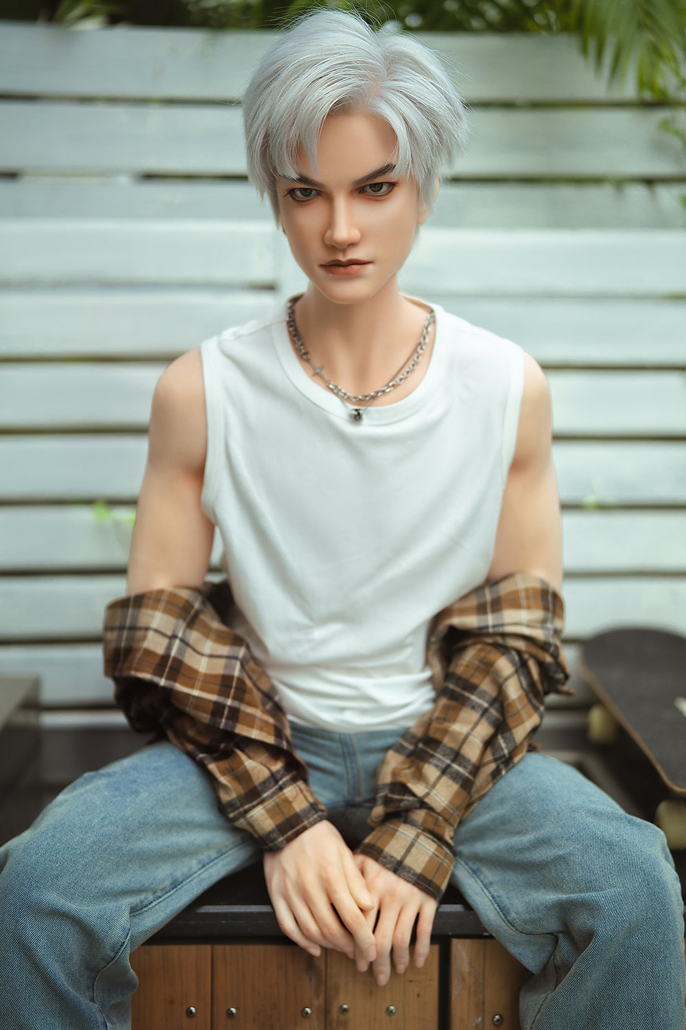 Ryan 162cm L2 Full Silicone Male Sex Doll 18cm Automatic Dildo Function Silicone Male Love Doll