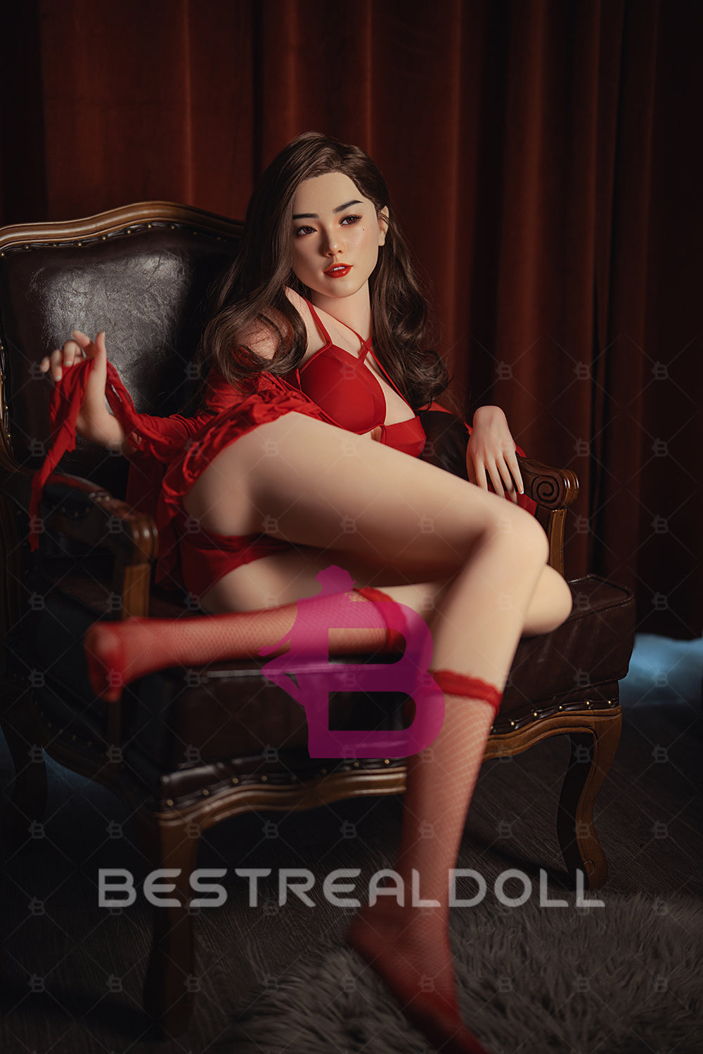 US Stock - RIDMII Louisa 166cm K51 Unique Design Hard Silicone Head Sex Doll TPE Body Adult Love Doll (Free 2ND Head)