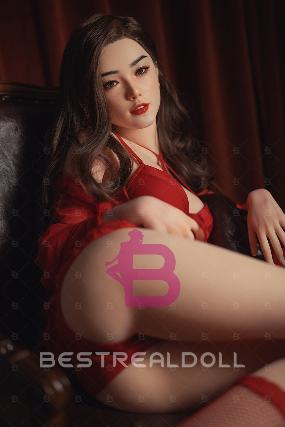 US Stock - RIDMII Louisa 166cm K51 Unique Design Hard Silicone Head Sex Doll TPE Body Adult Love Doll (Free 2ND Head)