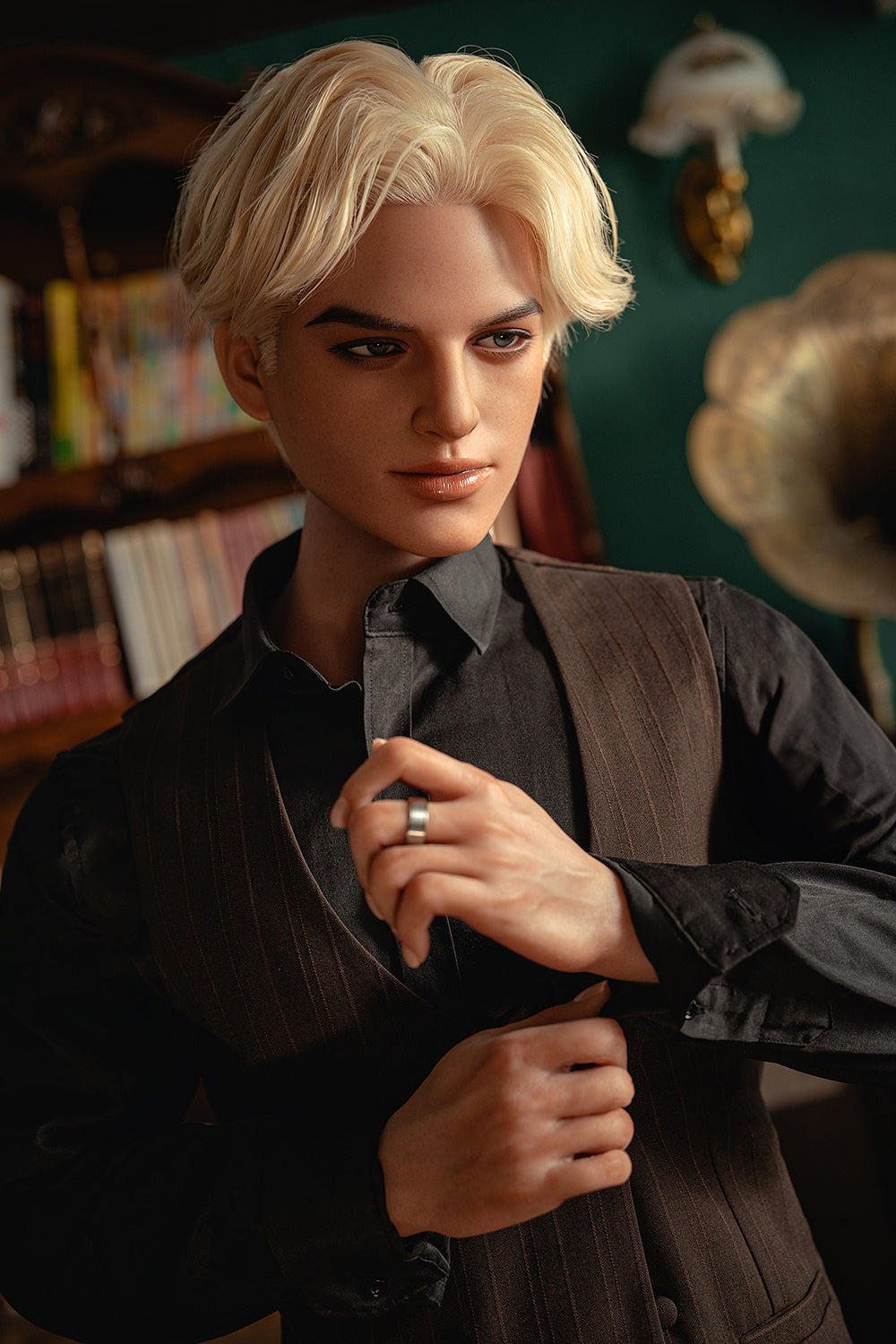 Jason 168cm Full Silicone Male Sex Doll 18cm Dildo with Automatic Function Adult Male Love Doll