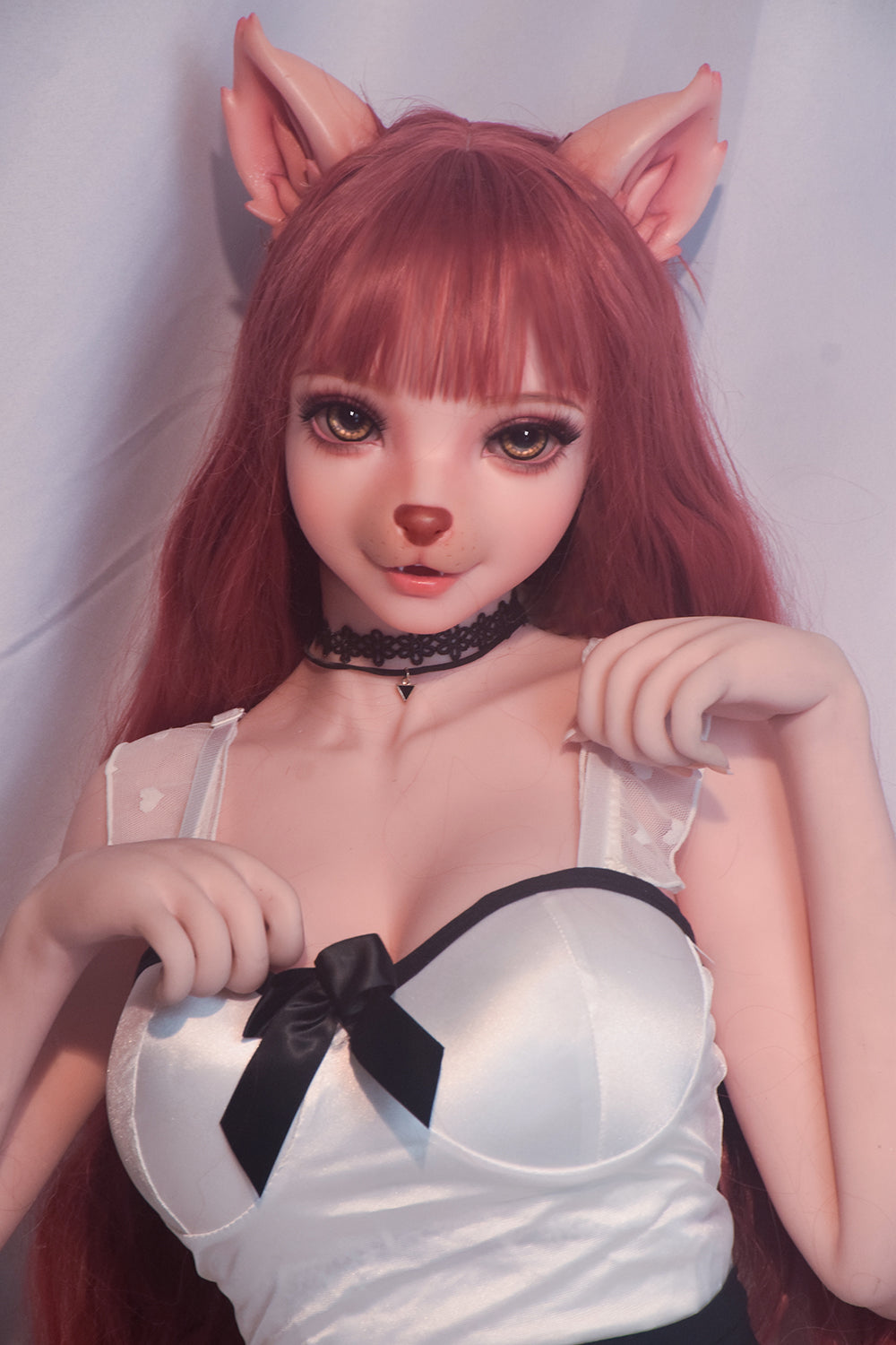 Inujima Haruko 150cm/4ft9 #ZHB003 Full Silicone Anime Sex Doll Adult Love Doll EVO Skeleton