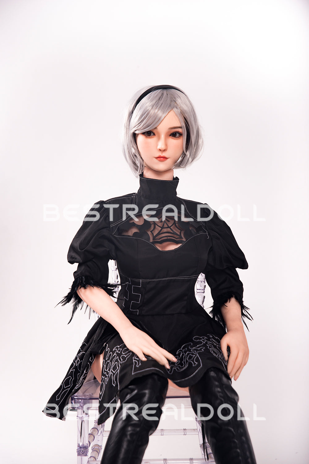 RIDMII 163cm Unique Design Momo Plus Cosplay App-Controlled Sex Doll Silicone Head TPE Body Love Doll