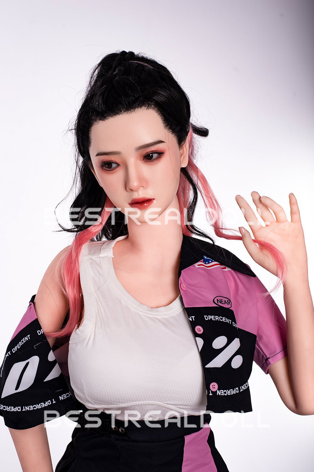 RIDMII 163cm Unique Design Muncey Plus Silicone Head App-Controleld Sex Doll TPE Body Medium Boobs Love Doll