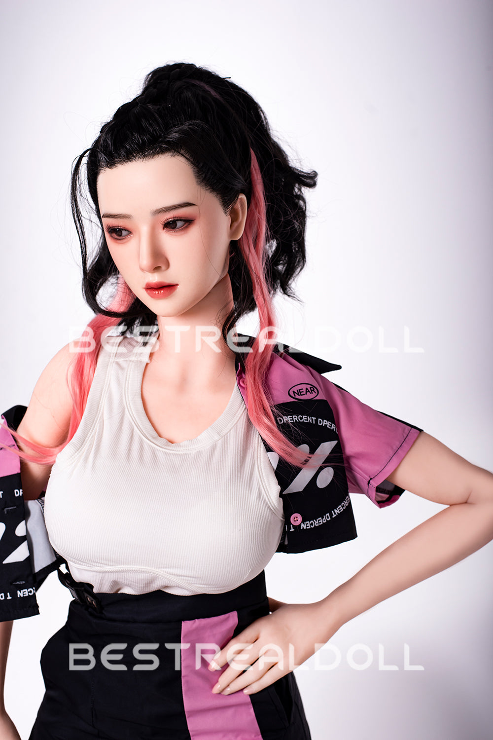 RIDMII 163cm Unique Design Muncey Plus Silicone Head App-Controleld Sex Doll TPE Body Medium Boobs Love Doll