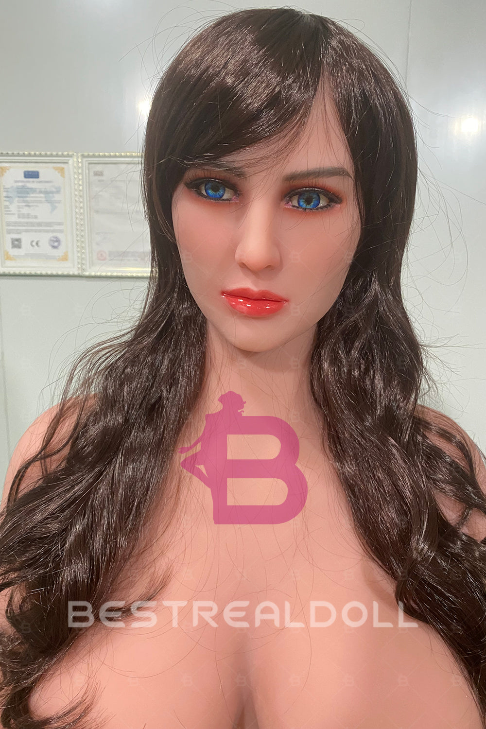 EU Stock - Lark 163cm A11 Tanned Skin BBW Sex Doll Big Breasts Big Butt TPE Adult Love Doll