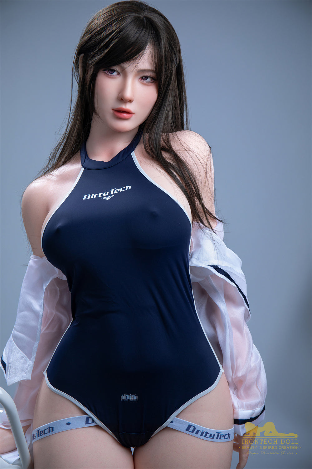 EU Stock - Irontechdoll Kayden Plus 164cm S1 Full Silicone Adult Love Doll Natural Skin Silicone Sex Doll