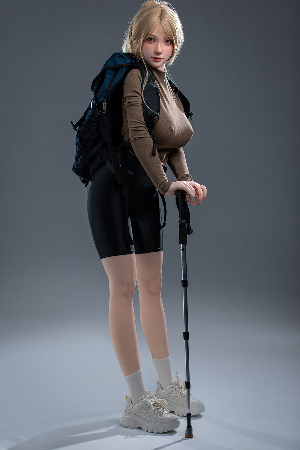 EU Stock - Irontechdoll Lennon Plus 165cm S32 Big Boobs Full Silicone Sex Doll Natural Skin Adult Sex Love Doll