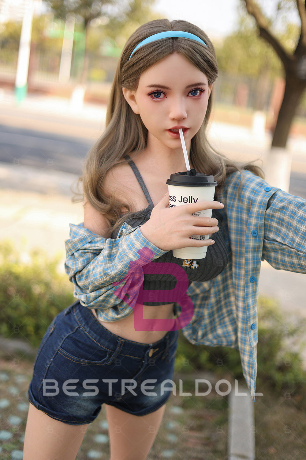 Tindra 150cm K170 Full Jelly Breasts Silicone ROS Sex Doll Movable Jaw Silicone Adult Love Doll