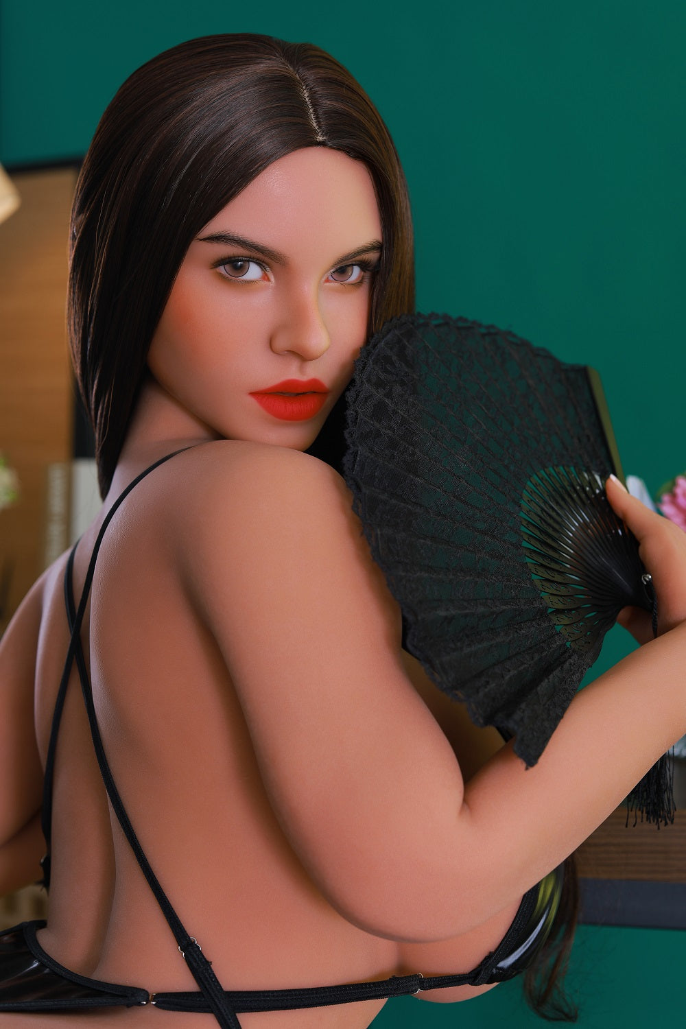 RIDMII Abella Unique Design 166cm #864E Silicone ROS Head Sex Doll Movable Jaw TPE Body Oral Sex Adult Love Doll