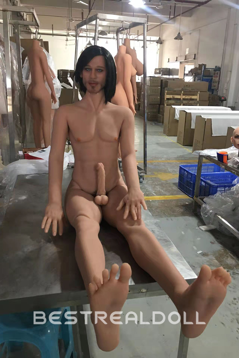 167cm Jonathan Plus Silicone Head Realistic Male Sex Doll TPE Body Adult Gay Doll