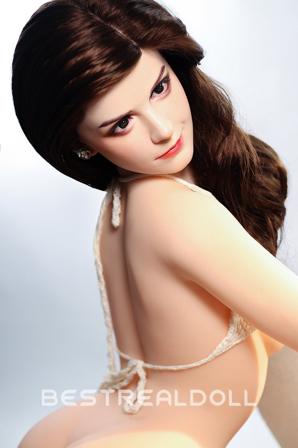 US Stock - Amity S10 Realistic Silicone Head Sex Doll TPE Body Small Breasts Adult Love Doll