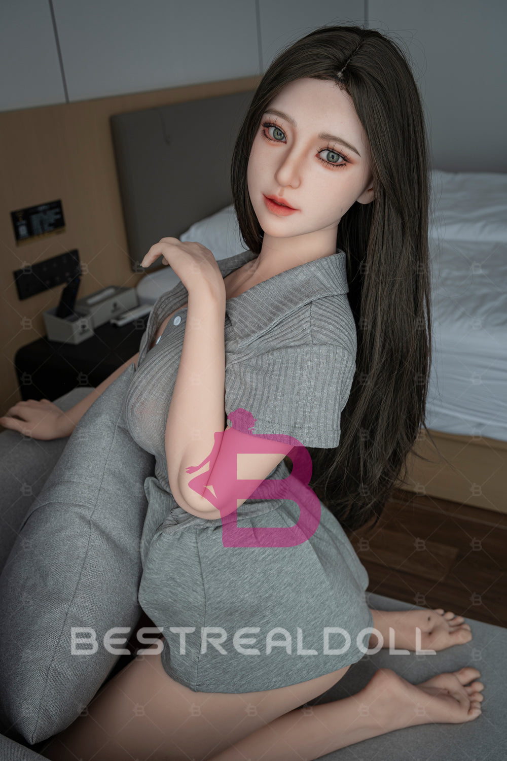 US Stock - Celandine 170cm C65 Black Hair Sexy Lady TPE Sex Doll Natural Skin Adult Love Doll