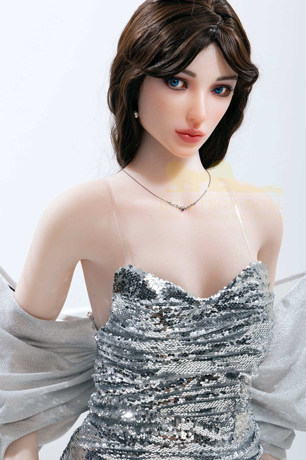 Irontechdoll Sawyer 162cm S47 Silicone Head Sex Doll White Skin TPE Body Adult Love Doll