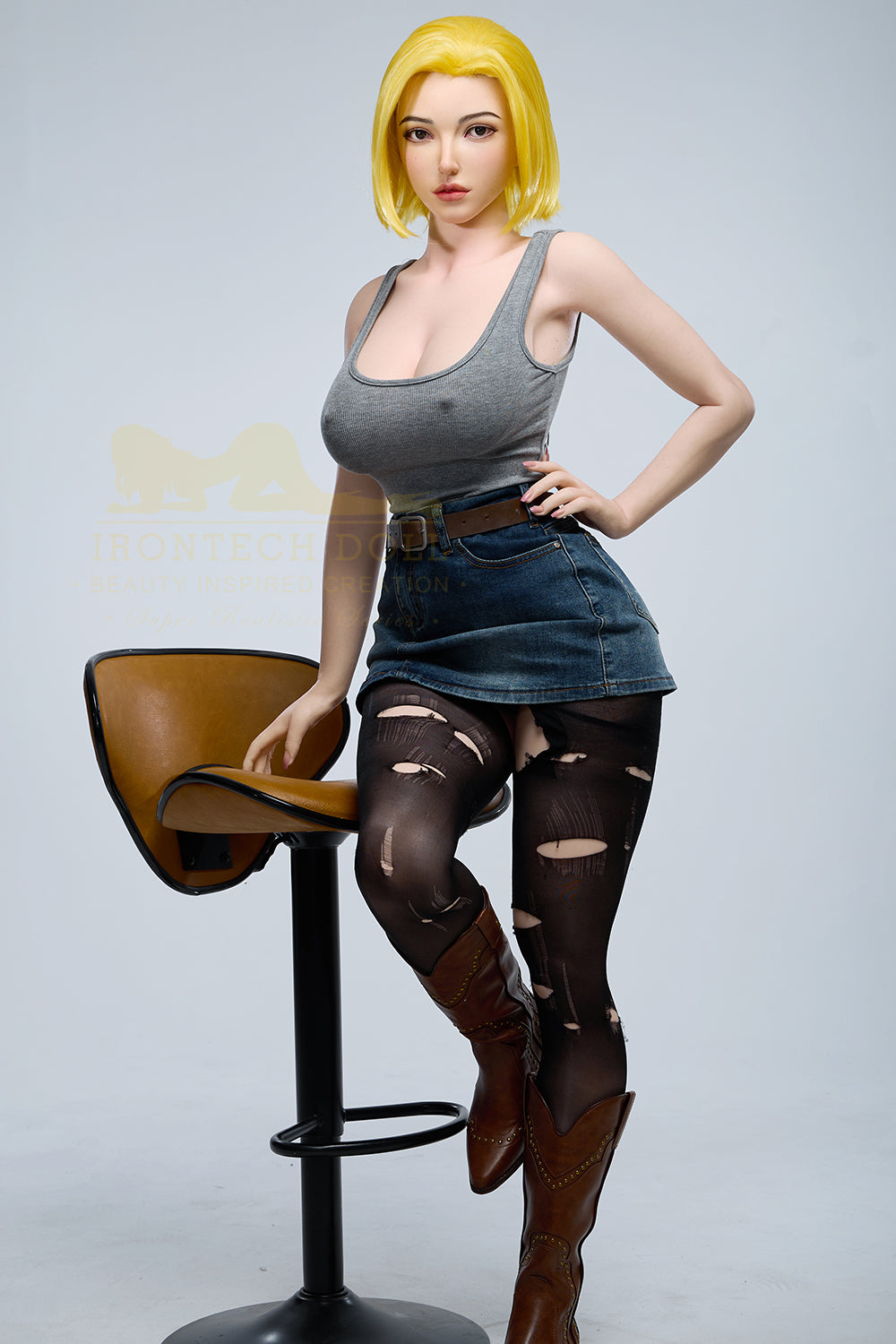 Irontechdoll Katie 159cm S41 Natural Skin Sex Doll Full Silicone Realistic Adult Love Doll