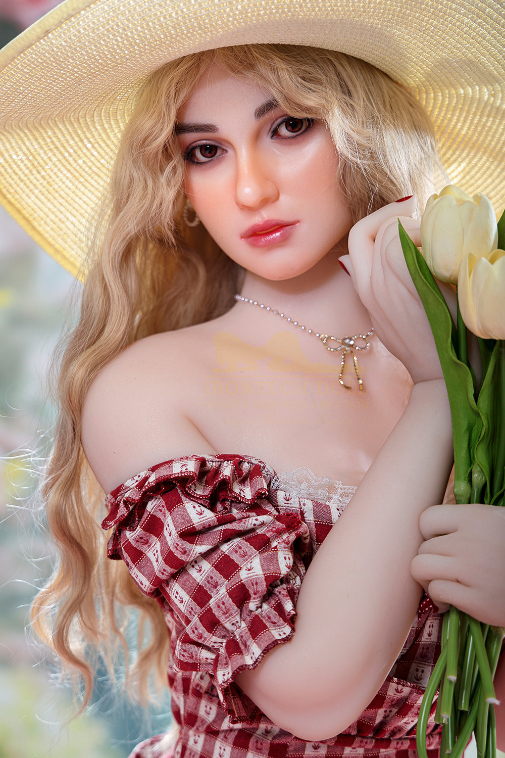 Irontechdoll Aspen 162cm S45 Silicone Head Sex Doll TPE Body White Skin Adult Love Doll