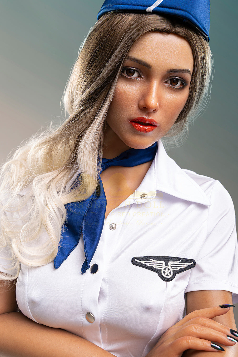 Irontechdoll Sinisa 169cm S44 Dark Tanned Realistic Sex Doll Full Silicone Adult Love Doll