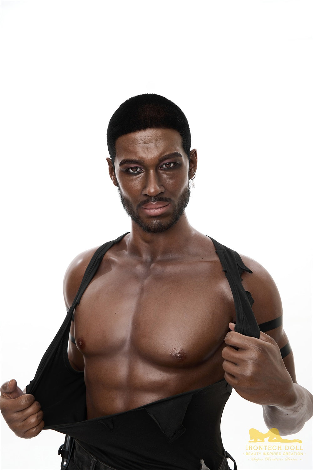 Irontechdoll 176cm M7 Bill Male Sex Doll Full Silicone Black Male Doll Gay Love Doll